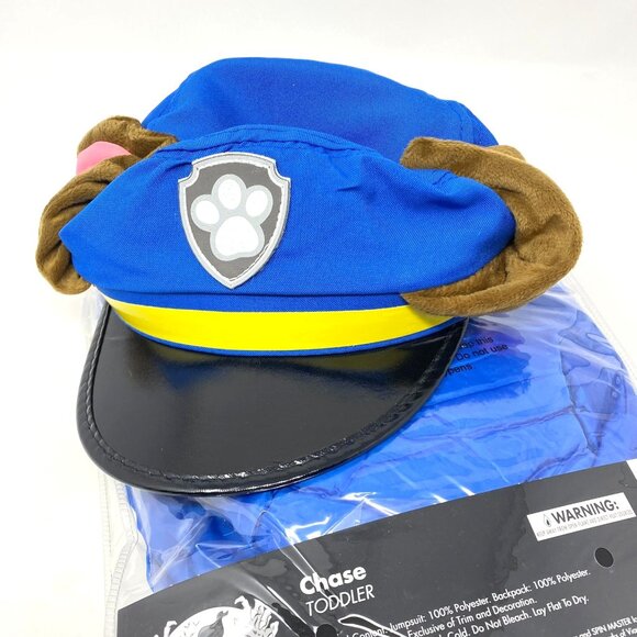 Spirit Halloween PAW Patrol Toddler Chase Costume Deluxe Halloween Hat Backpack - Picture 10 of 11